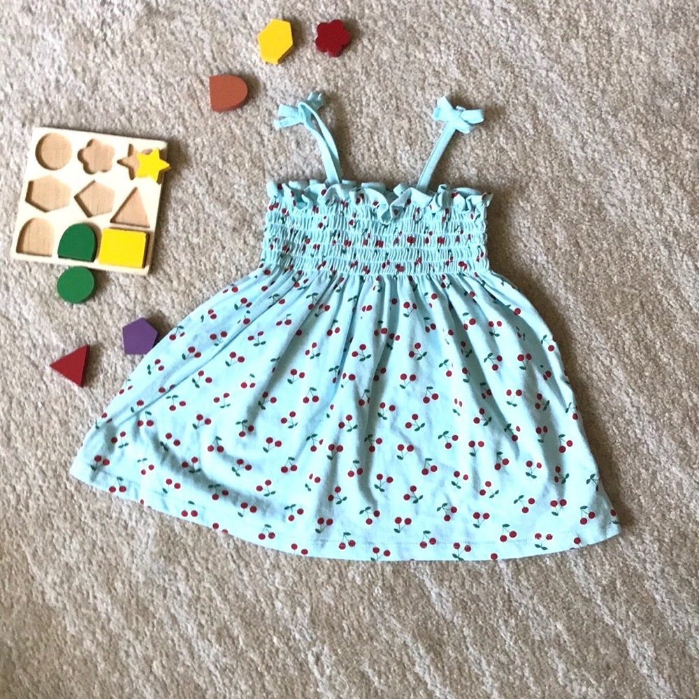 FIRST IMPRESSIONS Summer Cherry Dress